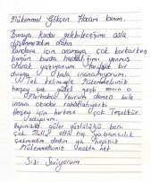 Burda hastalığımı yenmiş olarak yazıyorum tarifsizlik bir duygu hala inanamıyorum.